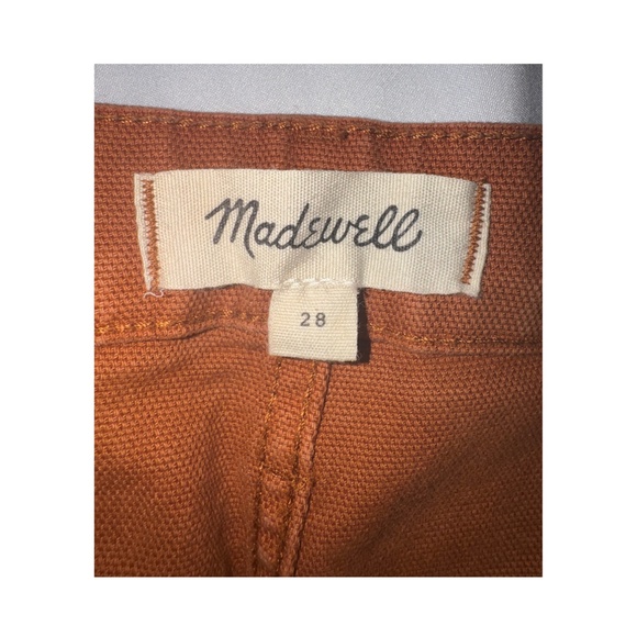 MADEWELL WIDE LEG CROPPED CANVAS PANTS - Picture 3 of 3